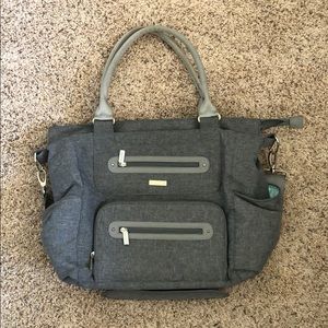 JJ Cole Grey Diaper Bag